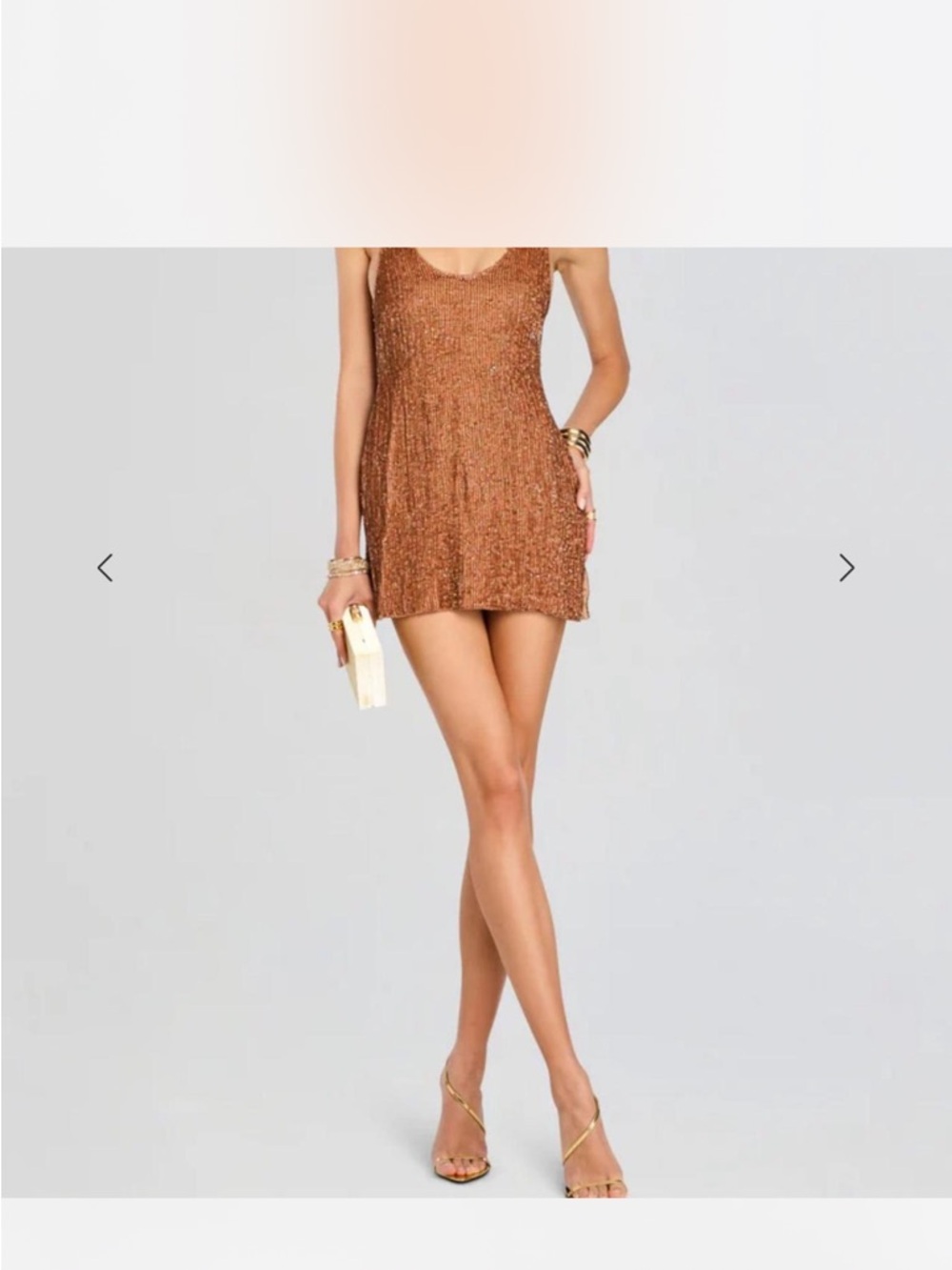 Retrofete Cindy Sequin Mini Dress
